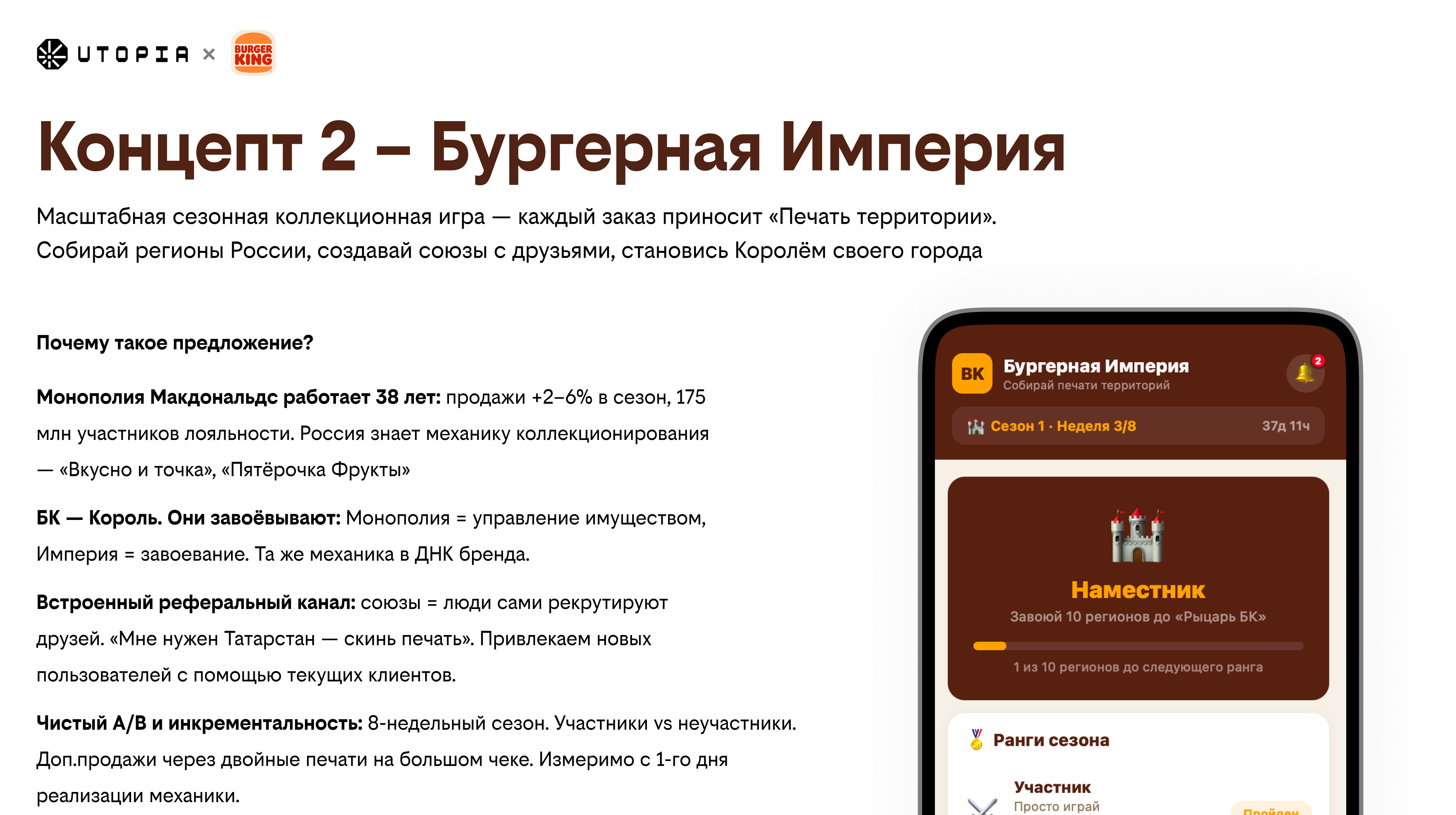 Концепт 2 — Бургерная Империя